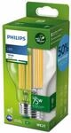PHILIPS LED Classic ultraeffiziente E27 Lampe (75 W), LED Lampe mit neutralwei&szlig;em