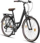 Licorne Bike Premium City Bike in 24,26 und 28 Zoll - Fahrrad f&uuml;r M&auml;dchen,...