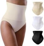 3er Pack Yenita&reg; Damen Miederslip mit Bauchweg-Effekt, Figurformender Slip, X-Large,