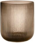 blomus -VEN- Windlicht Size L, Warmer Braunton, eleganter Blickfang als Windlicht