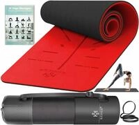 KESSER&reg; Gymnastikmatte mit Tragegurt rutschfest TPE Yogamatte Gepolstert &