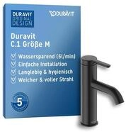 Duravit C.1 Waschtischarmatur, Gr&ouml;&szlig;e M (Auslauf H&ouml;he 86 mm). Wasserhahn Bad in