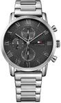 Tommy Hilfiger Herren 44mm Analoge Multifunktions-Quarzuhr - Graues