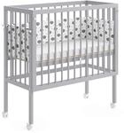 VitaliSpa Beistellbett Sophie, Grau, 94 x 42.5 cm 2 Seitenschienen, h&ouml;henverstellbar