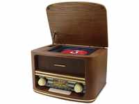 Soundmaster NR961 Nostalgie Stereoanlage mit CD-Player MP3 DAB+ Digitalradio USB