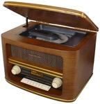 Soundmaster NR961 Nostalgie Stereoanlage mit CD-Player MP3 DAB+ Digitalradio USB
