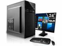 SYSTEMTREFF Office Komplett PC Set AMD Ryzen 5 PRO 4650G 6x4.2GHz | AMD RX Vega...
