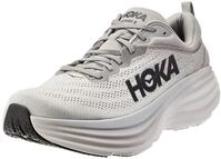 Hoka One Herren Bondi 8 Running Shoes, Sharkskin/Harbor Mist, 47 1/3 EU