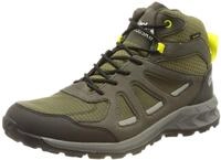 Jack Wolfskin Herren Woodland 2 Texapore Mid M Sneaker, Khaki/Green, 42.5 EU
