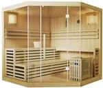 Artsauna Saunakabine Espoo 200 Premium mit Harvia Ofen &mdash; 5 Personen &mdash; Hemlock