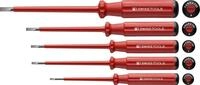 PB Swiss Tools VDE SCHLITZ Schraubendreher-Set Elektriker PB 5538, 5-tlg.