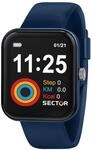 Wristwatch Modische Smartwatches f&uuml;r Herren Mid-34317, blau, 43mm, Streifen