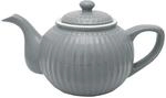 GreenGate - Teekanne - Alice - Porzellan - Stone Grey - 1 l