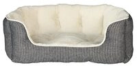 Trixie Davin Bett, 50 x 40 cm, grau/Creme