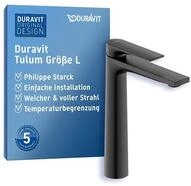 Duravit Tulum Waschtischarmatur, Gr&ouml;&szlig;e XL (Auslauf H&ouml;he 222 mm), Wasserhahn Bad,