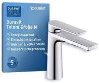 Duravit Tulum Waschtischarmatur, Gr&ouml;&szlig;e M (Auslauf H&ouml;he 122 mm), Wasserhahn Bad mit