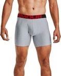 Under Armour Herren Tech 6in 2 Pack, schnelltrocknende Boxershorts, komfortable