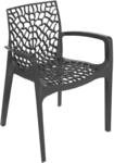 Grandsoleil S6626Y Upon Gruvyer Stapelbarer Sessel, Polypropylen, 53 x 58 x 81 cm,
