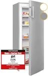 Exquisit Gefrierschrank GS231-NF-H-040D inoxlook | 161 Liter Nutzinhalt 