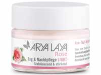 ARYA LAYA Rose Tag & Nachtpflege LIGHT, 50 ml: Gesichtscreme für sensible &