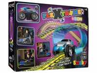 Smoby Toys - FleXtreme Neon Kinder-Rennbahn - flexible Autorennbahn ab 4 Jahren mit