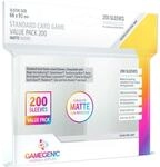 Gamegenic, Matte Standard Sleeve Value Pack 200, Sleeve Color Code: Gray