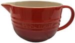 LE CREUSET 91005402060000 R&uuml;hrsch&uuml;ssel aus Steinzeug, 2 L, kirschrot