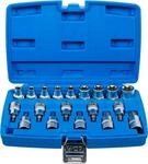 BGS 5100 | Bit-/Steckschl&uuml;ssel-Einsatzsatz | T-Profil (f&uuml;r Torx) | 19-tlg. 