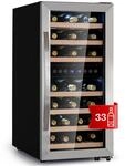Klarstein Weink&uuml;hlschrank Freistehend, Kleiner Getr&auml;nkek&uuml;hlschrank Schmal, 2...