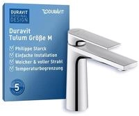 Duravit Tulum Waschtischarmatur, Gr&ouml;&szlig;e M (Auslauf H&ouml;he 122 mm), Wasserhahn Bad,