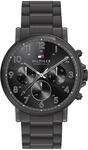 Tommy Hilfiger Multi Zifferblatt Quarz Uhr f&uuml;r Herren mit Schwarzes Edelstahlarmband