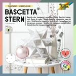 folia 801/1515 - Bastelset Bascetta Stern, aus Transparentpapier wei&szlig;/silberne
