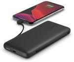 Belkin BOOSTCHARGE Plus 10K tragbares Ladeger&auml;t und Powerbank (10.000 mAh mit