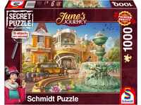 Schmidt Spiele 59973 Junes Journey, Orchideenanwesen, 1000 Teile Puzzle, Mehrfarbig,
