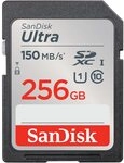 SanDisk Ultra SDXC UHS-I Speicherkarte 256 GB (Für Kompaktkameras der Einstiegs- und SanDisk Ultra SDXC UHS-I Speicherkarte 256 GB (Für Kompaktkameras der Einstiegs- und