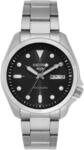 Seiko Herren 5 Sportautomatik | schwarzes Zifferblatt SRPE55K1