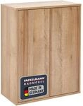 FACKELMANN Finn Midischrank in Eiche-Optik, 60 cm, mit Push-to-Open Technik,...