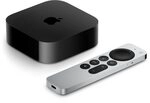Apple 2022 Apple TV 4K Wi‑Fi + Ethernet mit 128 GB Speicher (3. Generation)