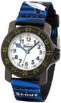 Scout Jungen Analog Quarz Uhr mit Textil Armband 376.009