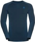 Odlo Herren Funktionsunterw&auml;sche Langarm Shirt Performance WARM ECO, Blue Wing Teal