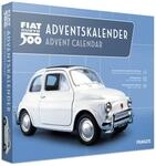 FRANZIS 67168 - Fiat 500 Adventskalender, Metall Modellbausatz im Ma&szlig;stab 1:38,
