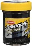Berkley Powerbait Glitter Schwarz-Perlmutt