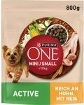 PURINA ONE Mini/Small Active Hundefutter trocken f&uuml;r kleine Hunde, reich an Huhn und