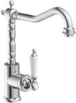 SCH&Uuml;TTE schwenkbare K&uuml;chenarmatur OLD STYLE, Retro Wasserhahn, klassische