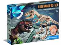 Clementoni Galileo Discovery – Ausgrabungs-Set T-Rex & Fossil Modellier-Set,