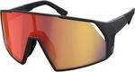 Scott Pro Shield Wechselscheiben Fahrrad Brille schwarz/rot chrome