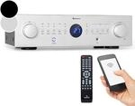 Auna HiFi Stereo Mini Verst&auml;rker Mit Bass & Treble Regler, 4 Kanal