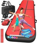 KESSER&reg; Turnmatte Aufblasbar Airtrack Fitness-Matte Gymnastikmatte | inkl.