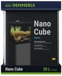 Dennerle Nano Cube Basic, 20 Liter - 25 x 25 x 30 cm - Mini Aquarium mit Abgerundeter