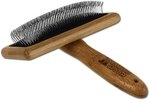 BAMBOO GROOM Slicker Brush Gr&ouml;&szlig;e L I Tierhaarb&uuml;rste f&uuml;r jedes Fell I